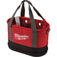 Aerial Utility Oval Bag, Ballistic Nylon, 14 Pockets, Black/Red TGS INDUSTRIEL
