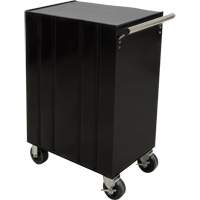 Industrial Tool Cart, 7 Drawers, 27" W x 18-3/4" D x 39" H, Black TGS INDUSTRIEL