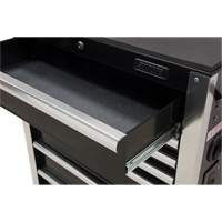 Heavy-Duty Tool Cart, 7 Drawers, 28" W x 22" D x 42-3/8" H, Black TGS INDUSTRIEL