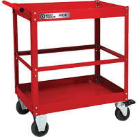 Chariot utilitaire robuste s&eacute;rie PRO+, 2 tiers, 30-1/5" x 38-1/3" x 19-1/2" TGS INDUSTRIEL