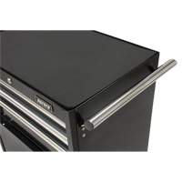 Industrial Tool Cart, 3 Drawers, 29-4/5" W x 21-1/5" D x 38-4/5" H, Black TGS INDUSTRIEL