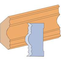 Jeu de couteaux pour moulage en forme d'anse de fantaisie TGS INDUSTRIEL
