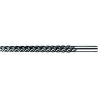 CLEVELAND High Spiral Spirex&reg; Taper Pin Reamer, #5 Drill, #5 Reamer, Spiral Flute, High Speed Steel, Taper Shank TGS INDUSTRIEL