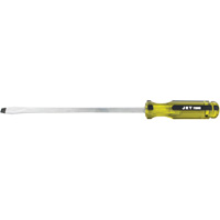 Slot Jumbo Handle Screwdriver, 3/8", 10" L, Plastic Handle TGS INDUSTRIEL