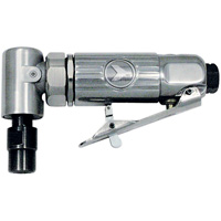Petite rectifieuse &agrave; t&ecirc;te angulaire sur 90° MDG90 0,3 CV, Collet 1/4", 18000 Tr/min TGS INDUSTRIEL