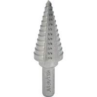 Progressive Step Drill, 1/4" - 3/8" , 1/8" Increments, High Speed Steel TGS INDUSTRIEL