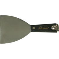 Putty Knife Flexible Steel, 4", Carbon Steel Blade TGS INDUSTRIEL