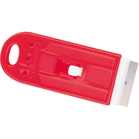 Grattoirs &agrave; lame de rasoir r&eacute;tractable, Lame Acier &agrave; haute teneur en carbone, Largeur 1-1/2", Manche Plastique TGS INDUSTRIEL