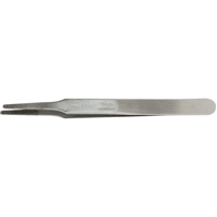 Tweezers - Flat Round Tips, Straight - 4.75" (120 mm) TGS INDUSTRIEL