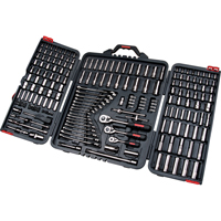 Jeux de douilles et cl&eacute;s SAE/m&eacute;triques 1/4", 3/8" et 1/2", 210 Mcx, Profond TGS INDUSTRIEL