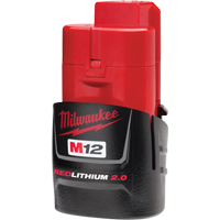 Bloc-piles M12 Redlithium 2.0, Lithium-ion, 12 V, 2 A TGS INDUSTRIEL