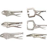 Locking Plier Set, 6 Pieces TGS INDUSTRIEL