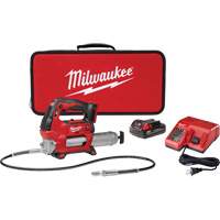 M18 Cordless 2-Speed Grease Gun Kit, Lithium-Ion, 18 V TGS INDUSTRIEL