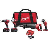 M18 Cordless Tool Combo Kit, Lithium-Ion, 18 V TGS INDUSTRIEL