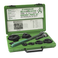 Knockout Kit with Ratchet and SlugBuster&reg; Punches TGS INDUSTRIEL