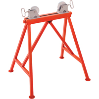 Adjustable Stand with Steel Roller #AR99, 36" Max. Pipe Capacity, 2500 lbs. Max. Weight Capacity TGS INDUSTRIEL