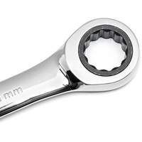 Cl&eacute; &agrave; cliquet combin&eacute;e &agrave; 72 dents, 12 pans, 30 mm, Fini Chrome/Poli TGS INDUSTRIEL