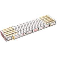 Red End&reg; Brick Mason Rule, 6' L, Wood, 1/16" Graduations TGS INDUSTRIEL