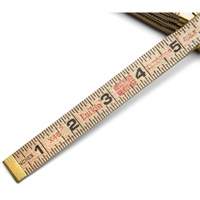 Folding Rule, 6' L, Wood, 1/16" Graduations TGS INDUSTRIEL