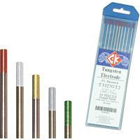 &eacute;lectrodes de tungst&egrave;ne, 0,020" dia. x 7" lo TGS INDUSTRIEL