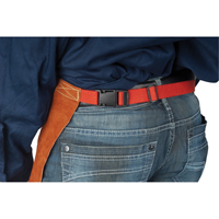 Leather Apron, Waist, 24" L, Lava Brown TGS INDUSTRIEL
