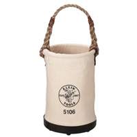 Straight-Wall Bucket, 14" H, Canvas, Beige TGS INDUSTRIEL
