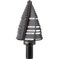 Foret &eacute;tag&eacute; no 12, 7/8" - 1-3/8", Acier rapide TGS INDUSTRIEL