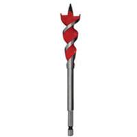 Speed Feed Wood Bit, 1", 6-1/2" Length, 1/4" Hex Shank TGS INDUSTRIEL