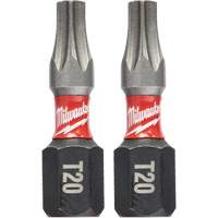 Forets &agrave; chocs Shockwave, Torx, T-20, Prise 1/4" TGS INDUSTRIEL