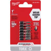 Jeu d'embouts Shockwave 1" Impact Duty Torx TGS INDUSTRIEL