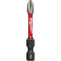 Tr&eacute;pan &agrave; choc Shockwave, Phillips, Embout #2, Prise 1/4", Longueur 2" TGS INDUSTRIEL
