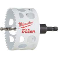 Hole Dozer Hole Saw with Arbor, 3", 1-5/8" Depth of Cut, Bi-Metal TGS INDUSTRIEL