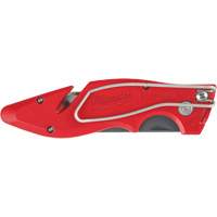 Couteau utilitaire rabattable Fastback, 2" lame, lame en Acier au carbone, poign&eacute;e en M&eacute;tal TGS INDUSTRIEL