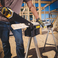 Chevalet de sciage pliant en m&eacute;tal TGS INDUSTRIEL