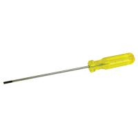 Electrician's Slotted Screwdriver, 5/32" Tip, Round, 9-1/2" L, Plastic Handle TGS INDUSTRIEL