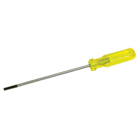 Electrician's Slotted Screwdriver, 3/16" Tip, Round, 9-1/2" L, Plastic Handle TGS INDUSTRIEL