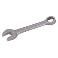 Cl&eacute; mixte courte, 12 pans, 1/4", Fini Chrome TGS INDUSTRIEL