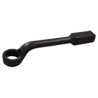 Cl&eacute; polygonale &agrave; choc, 12 pans, 1", d&eacute;cal&eacute;es de 45°, Fini Oxyde noir TGS INDUSTRIEL