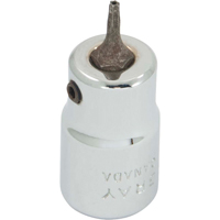 Bit Socket, Torx&reg;, T7 x 2-1/8" L, 3/8" Drive TGS INDUSTRIEL