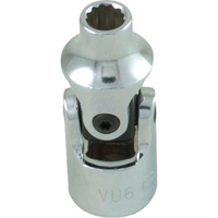 Universal Joint Socket , 1/4" Drive, 12 Points TGS INDUSTRIEL