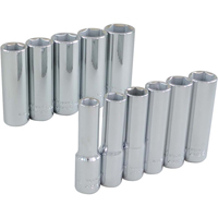 Jeu de douilles, 11 Mcx, Prise de 3/8", Profond TGS INDUSTRIEL