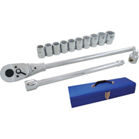 Jeu de douilles et accessoires, 15 Mcx, Prise de 3/4" TGS INDUSTRIEL