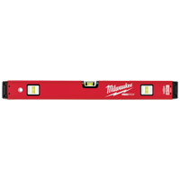 Redstick Level, Box, 2' L, Steel, 3, Non-Magnetic TGS INDUSTRIEL