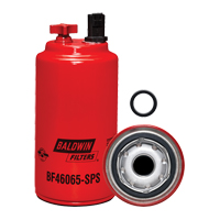 BF46065-SPS Filtre &agrave; carburant s&eacute;parateur d'eau &agrave; visser avec drain, orifice pour capteur et capteur r&eacute;utilisable TGS INDUSTRIEL