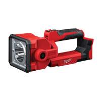 Projecteur orientable M18, DEL, 1250 lumens, 7 hres de fonctionnement, Bloc-pile Rechargeable, Plastique TGS INDUSTRIEL