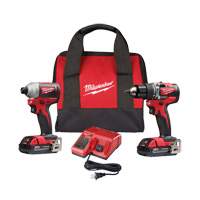M18 2-Tool Combo Kit, Lithium-Ion, 18 V TGS INDUSTRIEL