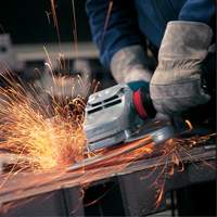 Large Angle Grinder with Rat Tail Handle, 7", 120 V, 15 A, 6500 RPM TGS INDUSTRIEL