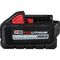 M18 Redlithium High Output 6.0 Battery Pack, Lithium-Ion, 18 V, 6.0 Ah TGS INDUSTRIEL