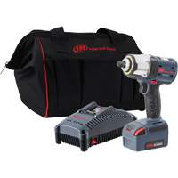 IQv20 Compact Cordless Impact Wrench Kit, 20 V, 1/2" Socket TGS INDUSTRIEL