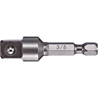 Adaptateur et rallonge, 1/4" Prise, Dimension m&acirc;le 3/8", Sph&eacute;rique, 2" lo TGS INDUSTRIEL